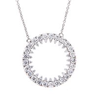 Collier Golay Femme LADY D in Or blanc Diamante 1.19 Ct PDG014DI 1.19 G SI - PDG014DI 1.19 G SI